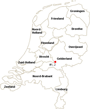 Kaart veldproeven 2019 Kaart veldproeven 2019